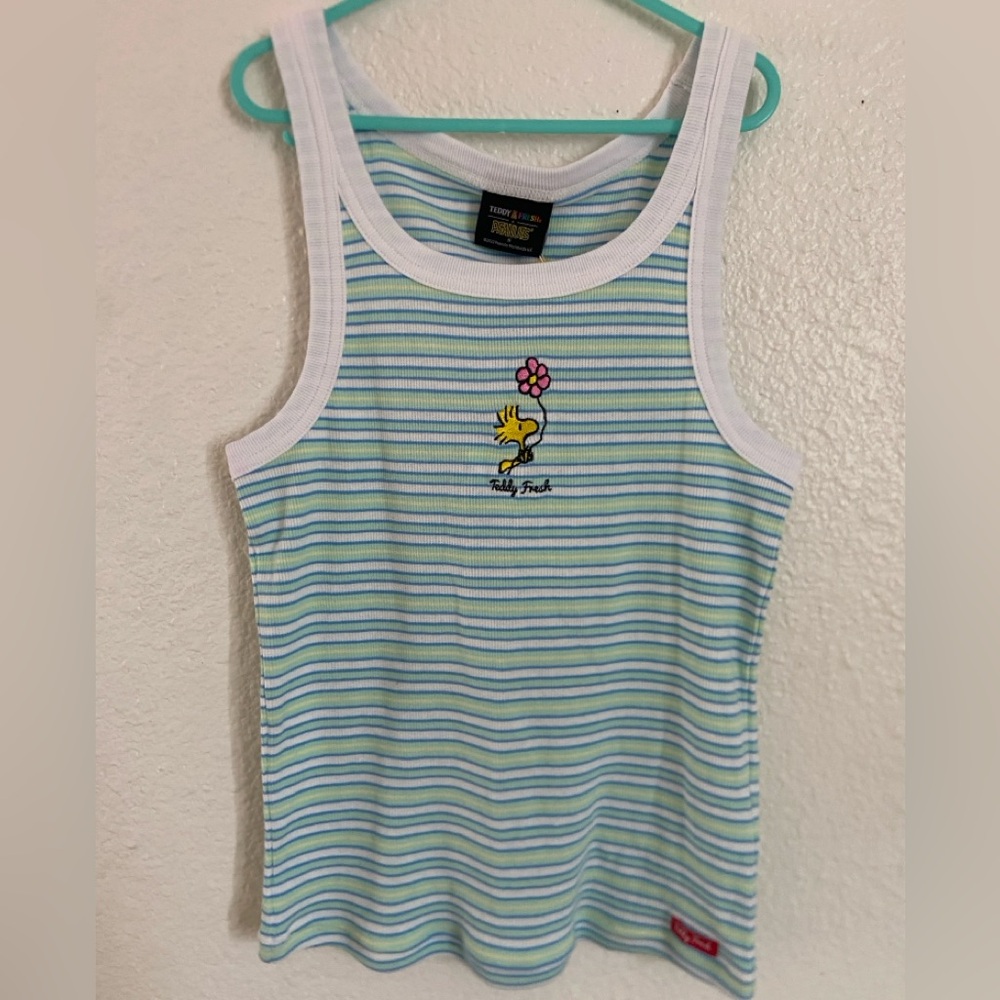 Teddy Fresh X Peanuts tank top size Small